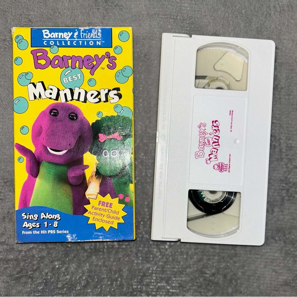 Barney's Best Manners VHS Tape